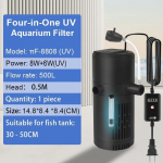 8-25W 1800L/H Vaikne Akvaariumi Filtripump Kalapaak UV-steriliseeriv Akvaariumi Filter Professionaalne Tsirkuleeriv Filter 8W 500L-UV(6W)