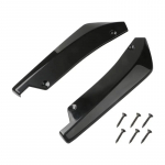 2 tk Universaalne Auto Tagumise Kaitseraua Huul Diffuser Splitter Spoiler Kriimustuskaitsja Must S&uuml;sinikkiud Tagumine Huulekate Nurk Splitterid