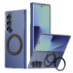 360&deg; P&ouml;&ouml;rlev Magnetiline Telefonikate Samsung Galaxy Z Fold 7 6 5G jaoks L&auml;bipaistev Kaitsev Traadita Laadimise Kate Galaxy Z Fold6 must