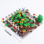 MOC City Farm Looma-Taimede ehitusklotsid Kanakodu Tarvik Stseen Lillepeenar Hobusetall Puu &Uuml;hilduv DIY M&auml;nguasjad Kingitused K127
