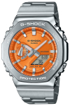 CASIO G-SHOCK GM-2110D-4AJF Meeste k&auml;ekell Metallraamiga Rihm H&otilde;bedane metallik sihverplaat Jaapani siseturu originaal oranž