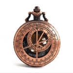 Praha Antiikstiilis Astronoomiline Ketas 47mm Steampunk Skelett Mehaaniline Sulamist Taskukell Meestele antique