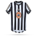 97-99 Newcastle Nr. 9 Shearer Vintage 04-06 Newcastle United 82 Pikk L&uuml;hike Varrukas Jalgpalliriided M white
