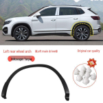 &Uuml;hildub Volkswagen T-Roc Tayroniga (2017-2024), esiratta/tagaratta koopakate liist, poritiiva kriimustusvastane liist. gray