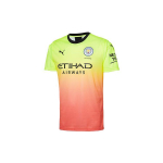 PUMA Manchester City T-s&auml;rgid Meeste Roosa Kollane &Uuml;mmarguse kaelusega M&otilde;&otilde;dukas Sirge l&otilde;ige 755594-03 XS kollane