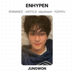 ENHYPEN ROMANTIKA : UNTOLD -unistus- YIZHIYU Ametlik fotokaart JUNGWON 05