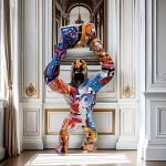 Loominguline 1 tk Loominguline P&otilde;hjamaade Loom Orangutan Vaik Skulptuur Kunst Kuju P&otilde;hjamaade Kodu&Toa Kaunistus Stseeni Kaunistus, Teemapeo De