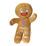 30-60cm Multikas piparkoogimees Pehmed M&auml;nguasjad K&uuml;psis Shrek T&auml;idisega Beebi Rahustav Nukk K&uuml;psised Mees Padi P&otilde;hjap&otilde;der Lastele Kingitus 60cm brown
