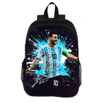 M-Messi Koolikott Jalgpallit&auml;ht Seljakott Laste Raamatukott Seljakott Moodne Koolikott Jalgpalli Spordikott Laste Kingitus black