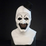 Kuum m&uuml;&uuml;giartikkel Halloween Hirmutav Klounimask Lateksist Peakate Maskeraadiks Esinemiseks Klouni &Otilde;udusmask Internet celebrity clown black