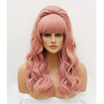 HAIRJOY S&uuml;nteetiline juustega mesilastaruga parukas Naistele Krussis Pikk Kuumakindel Cosplay parukid 26inches brown
