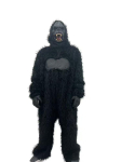 King Kong Halloweeni kost&uuml;&uuml;m Loomakost&uuml;&uuml;m Lavaesinemiseks Cosplay black