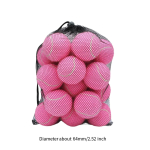 20 elastset tennisepalli, 2,52 tolli; L&auml;bim&otilde;&otilde;t, Kulumiskindel, Treeninguks, Huvilistele roosa