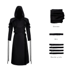 M&auml;ng Dead By Daylight Scream Kummitusn&auml;gu Cosplay Kost&uuml;&uuml;m T&auml;iskasvanute Unisex Keep Lihuniku &Uuml;likond Halloweeni R&otilde;ivad Komplekt M black