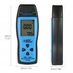 K&auml;eshoitav mini digitaalne LCD EMF tester elektromagnetv&auml;lja kiirgusdetektori m&otilde;&otilde;tja dosimeeter sinine