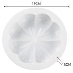 1 tk mittenakkuva vahuga &scaron;ifoonist koogivorm, lille &uuml;mmargune silikoonvormiga koogi kaunistamise t&ouml;&ouml;riistad 1Pcs