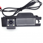 4 LED CCD-kiibiga auto tahavaatekaamera OPEL Astra H/Corsa D/Meriva A/Vectra C/Zafira B,FIAT Grande jaoks 4 LED must