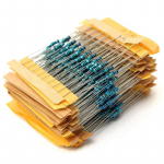 500tk 50 v&auml;&auml;rtust 1/4W metallkile takistite komplekt 0,25W 1% 1R-10mR 1ohm-10mohm takistite komplekt
