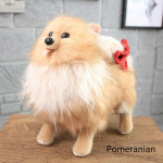 Simulatsioon Elutruu koer Palus nukk Chihuahua Bulldog Shar Pei Lemmikkoer Lapsed S&uuml;nnip&auml;evakingitus Pehme t&auml;idisega Palus m&auml;nguasi Pomeranian