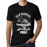 Meeste vintage T-s&auml;rk Graafiline T-s&auml;rk Old School All Star aastast 1960 Deep Black XS must