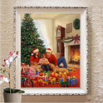 5D DIY Teemantmaal Rhinestone t&auml;isruudukujuline teemanttikandid Kodukaunistuse kingitus Full Round 20X30CM