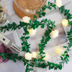 40 Led String Lights Lille Haldja Tuled Lillelatern USB Patarei toitega Garland Pulma Decor Vine Lights S&otilde;brap&auml;eva peoks Box 1.5M 10LED valge