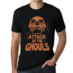 Graafiline meeste T-s&auml;rk &ndash; Attack of the Ghouls &ndash; Halloweeni pealuu s&auml;rk XS must