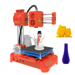 EasyThreedi 3D-printer lastele Mini lauaarvuti 3D-printer 100x100x100mm prindisuurus ilma soojendatava voodita US Plug oranž
