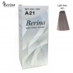 BERINA HAIR COLOR CREAM P&uuml;siv&auml;rv A1-A47 60 g. - Tai A21 Light Gray
