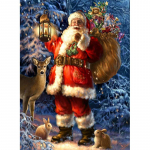 Isetegija koomiks Sneeuwpop 5D Diamant Schilderen Volledige Ronde Boor Kerstman Diamant Borduurwerk Kerstcadeau Borduurpakketten Gift Full Round 20x30CM