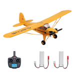Wltoys XK A160 RC lennuk 5 kanaliga harjadeta kaugjuhtimispuldiga lennuk t&auml;iskasvanutele trikilendudega 3D 6G 2 Batteries kollane