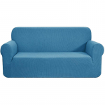 Paks elastne diivani kate elutoa jaoks Stretch Polar fliisist tugitooli kate 1/2/3/4 istekoha L-kujuline nurgadiivani katted 4 Seater denim sinine v&auml;rv