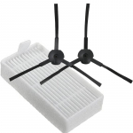 2 harja + 1 filtrit Ilife Suction Robot V5.V5S.V5Pro, Medion Md16192/18500 jaoks