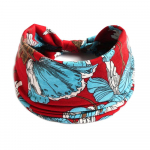 Puuvillane pehme pea&uuml;mbris Bandana turban elastne s&otilde;lme juukseaksessuaarid Vintage peapaelad laiad lilleprintid Boho 12