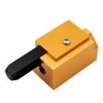 4 TK t&auml;isnurkne nurk peitel ruut DIY punch hinge s&uuml;vend nurk puidu meislitus j&auml;me eemaldamine jaoks 1 PC kuld