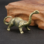 Vasest tahke dinosauruse isiksus, huvitav antiikne messingist k&auml;sit&ouml;&ouml;, t&ouml;&ouml;laua kaunistus