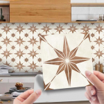 Kaasaegsed seinakleebised kaunistavad PVC mugavat kleepuvat vannitoaplaati