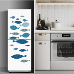 K&uuml;lmiku kleebis ukse kate Punane veinikapp 3D isekleepuv kile uks Vin&uuml;&uuml;l k&uuml;lmkapi katte kleebised tapeedikleebised PVC kunst 60x150cm