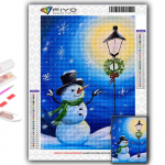 5D DIY Teemantmaal Ristpistega j&otilde;ulupuu J&otilde;uluvana Lumemees Teemanttikandid Mosaiik Seinakunst Kodukaunistus Full Round 20X30CM