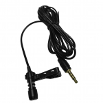 Mini-klambriga mikrofon Clipper Mikrofoni kondensaatormikrofon karaokeuudiste intervjuude salvestamiseks must