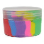 Puntos Fluffy Rainbow Slime Kitt Muda Savi plastiliinist muda stressi leevendavad laste m&auml;nguasjad