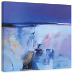 L&otilde;uenditr&uuml;kk Blue Abstraction Watercolor 30x30 sinine