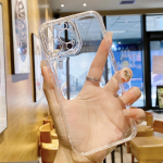 TPU &uuml;mbris iPhone'ile Samsung Xiaomi Redmi Huawei OPPO Realme OnePlus Case VIVO X90 Pro puhas