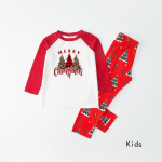 (SU)Lastele Lastele J&otilde;ulud lumehelveste prindid Pere jaoks sobivad pikkade varrukatega topid + p&uuml;kste komplekt H&auml;id j&otilde;ule 10 punane