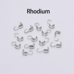 200 tk/partii kuulketi &uuml;hendusklamber, kalotiots, krimps, helmed, pistikud ehete jaoks. valge