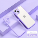 Luksuslik &uuml;li&otilde;huke matt objektiivi kaitsega telefoni&uuml;mbris iPhone 14 13 12 11 Pro Max Xr Xs Max 14plus pehme p&otilde;rutuskindla kaitseraua kate jaoks For iPhone 11