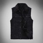 Must+teksavest mees+suur+lammasvillane teksavest MJ615 L must