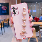 Luksuslik Love Heart k&auml;ev&otilde;ru katte&uuml;mbris Samsung Galaxy A52 A72 A32 A52s A53 A73 A33 A23 A13 4G 5G silikoonist pehme kaitsekate A13 4G