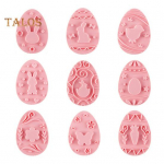 1 komplekti k&uuml;psisevormi &scaron;abloonid, mittenakkuvad korrosioonivastased ohutud spetsiaalsed leivak&uuml;psetamise k&uuml;psisel&otilde;ikurid peo jaoks roosa