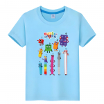 Harivad t&auml;idisega numbriplokid Numbriplokid Lastele Vaba aja T-s&auml;rk poistele Puuvillased T-s&auml;rgid T&uuml;drukutele L&uuml;hikeste varrukatega Topid y2k lasteriiete T-s&auml;rk lastele 110 helesinine v&auml;rv